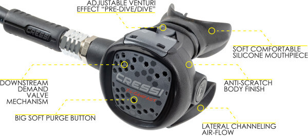 Cressi Compact Travel Friendly Regulator